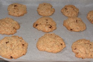 Biscuiti cu ovaz si ciocolata