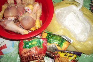 Pulpe de pui pe sare