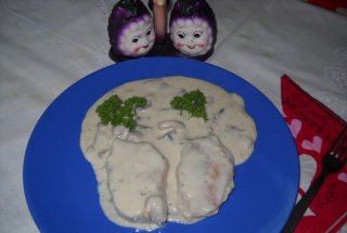 Snitele cu ciuperci si smantana