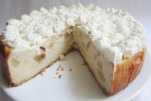 Cheesecake cu pere
