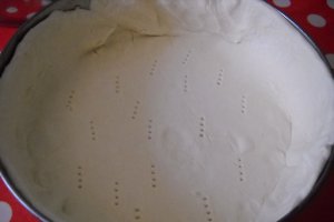 Tarta cu budinca de orez si visine
