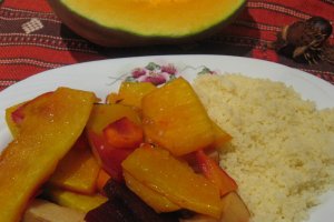 Bulgur cu legume coapte