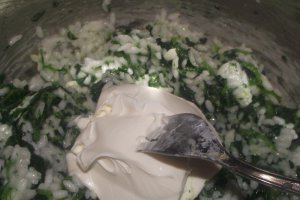 Orez cu spanac si mascarpone