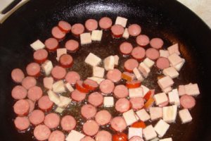 Pilaf de orez cu cabanos si sunculita taraneasca