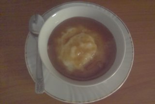 Gris cu sos caramel