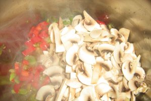 Ciorba de praz cu ciuperci