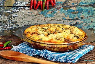 Mâncărică de legume gratinată