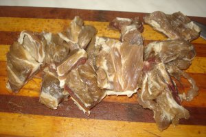 Pastrama de oaie cu mamaliguta