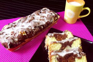 Chec glazurat cu caise deshidratate