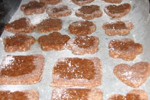 Biscuiti de ciocolata si migdale