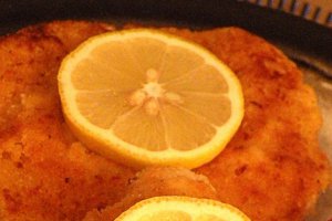Snitzel in crusta de mustar