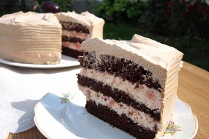 Tort cu crema de prune