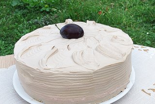 Tort cu crema de prune