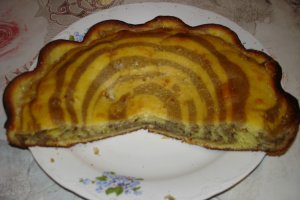 Chec cu cacao si nuci