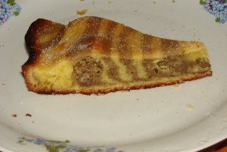 Chec cu cacao si nuci