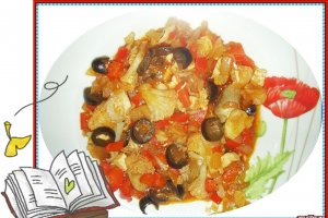 Tocanita cu inimioare de pui si legume