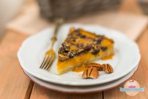Tarta cu dovleac si nuci pecan