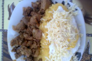 Tochitura de porc cu mamaliguta