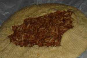 Tarta rustica cu mere si gem de mere