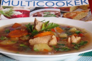 Ciorba cu carne de porc - Philips Multicooker
