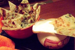 Scallion pancakes sau clătite cu ceapă