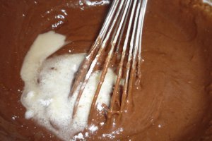 Briose cu cacao si nuci