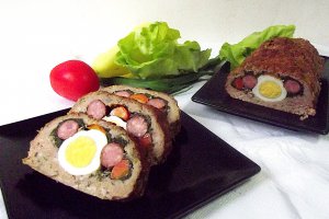 Ruladă de carne tocată