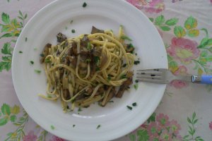 Linguine cu Hribi