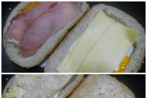 Sandviş cald cu ou