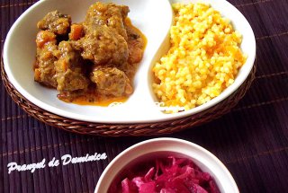 Cuş-cuş cu carne de viţel –Prânzul de Duminică