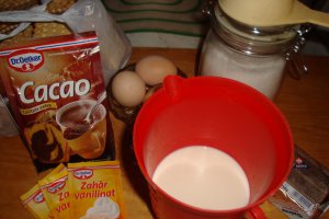 Desert cuburi din biscuiti
