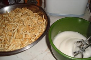 Desert cuburi din biscuiti