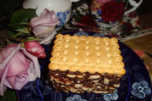 Desert cuburi din biscuiti