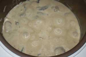 Ciulama de pui cu ciuperci - Philips Multicooker