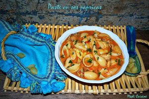 Paste cu sos papricaş – Multicooker