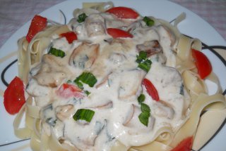 Tagliatelle cu ciuperci