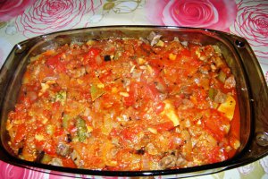 Vinete cu carne la cuptor