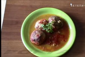 Ciuperci cu sos de rosii si usturoi la cuptor (Reteta Video)
