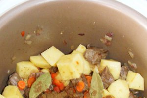Gulyas de vita la Multicooker