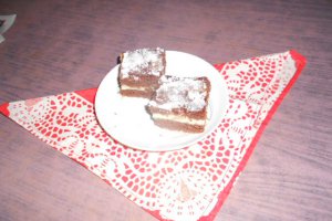 Prajitura cu branza dulce si pere