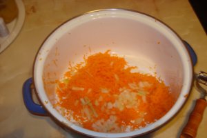 Garnitura simpla de Cuscus cu legume