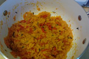 Tagliatelle cu cartof dulce