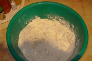 Foi cu bicarbonat de amoniu(saligar) si crema de ciocolata