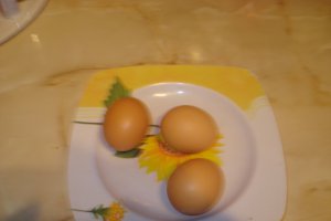 Foi cu bicarbonat de amoniu(saligar) si crema de ciocolata