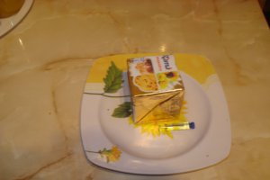 Foi cu bicarbonat de amoniu(saligar) si crema de ciocolata
