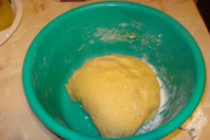 Foi cu bicarbonat de amoniu(saligar) si crema de ciocolata