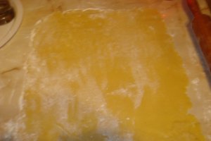 Foi cu bicarbonat de amoniu(saligar) si crema de ciocolata