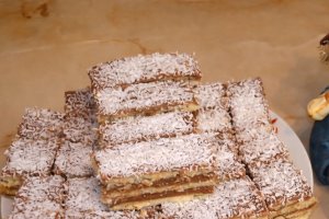 Foi cu bicarbonat de amoniu(saligar) si crema de ciocolata