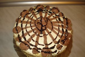 Tortulet cu doua creme