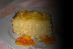Budinca de paste cu branza dulce